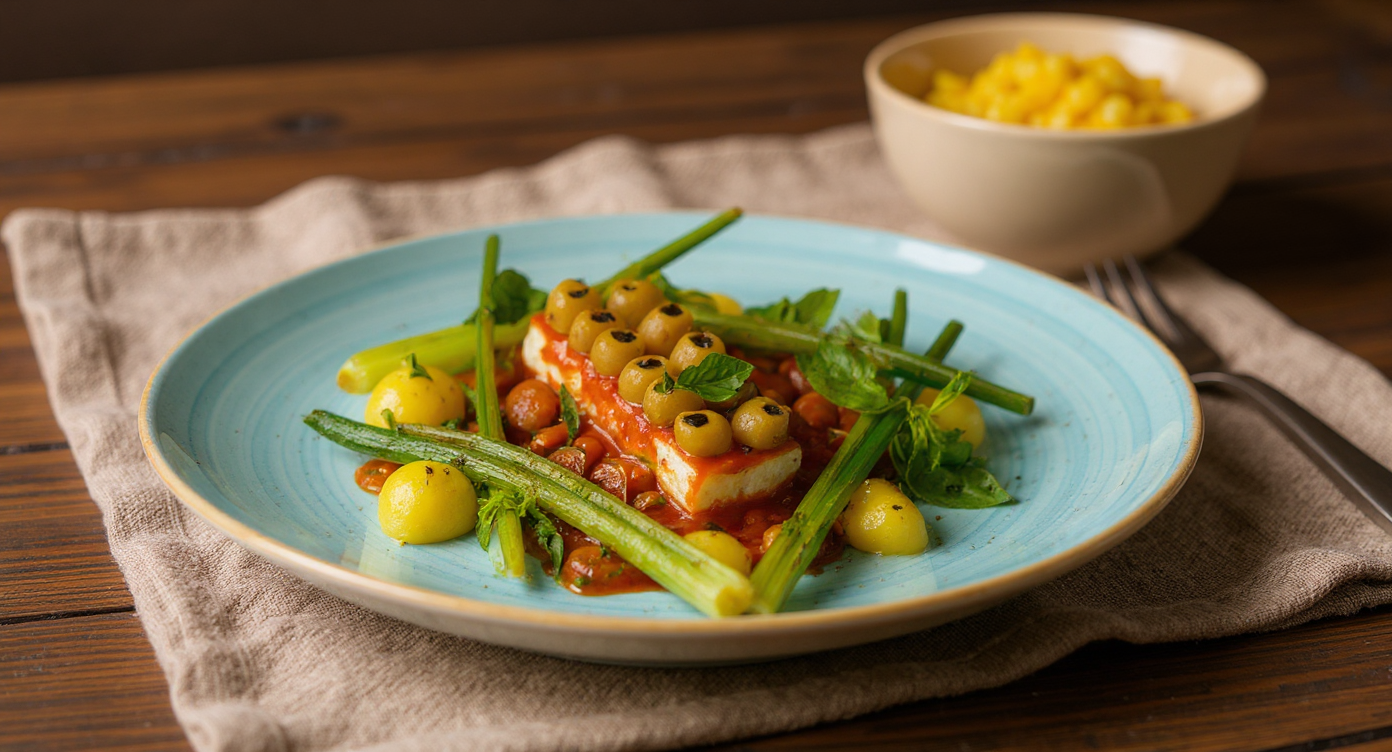 Feta in Tomatensauce