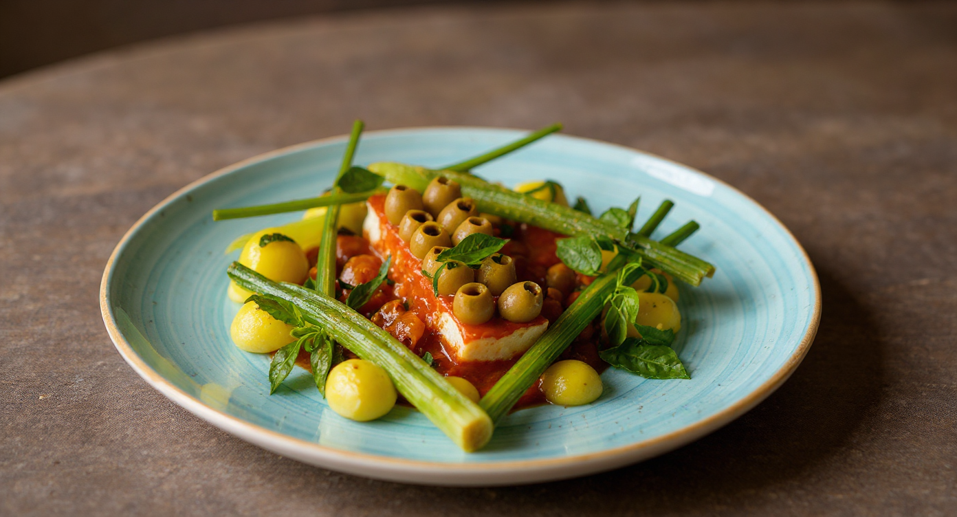 Feta in Tomatensauce