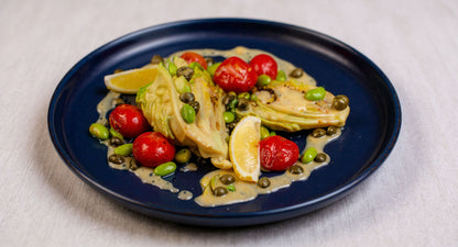 Lauwarmer Romanasalat