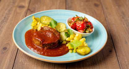 Rinderbraten mit Tomatensalsa